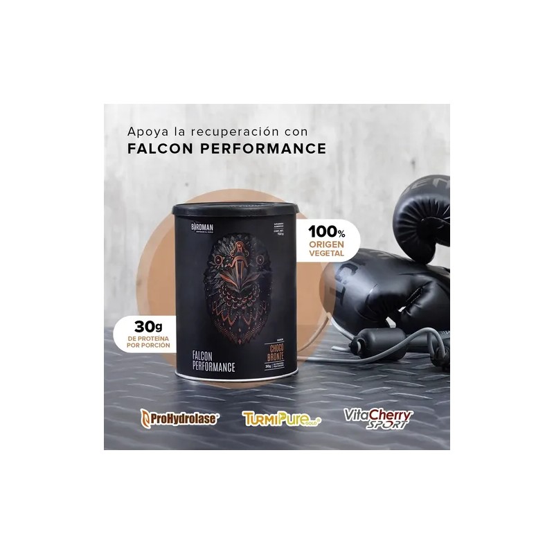 Birdman Falcon Performance Proteina Vegetal Premium 722 Gr Sabor Choco
