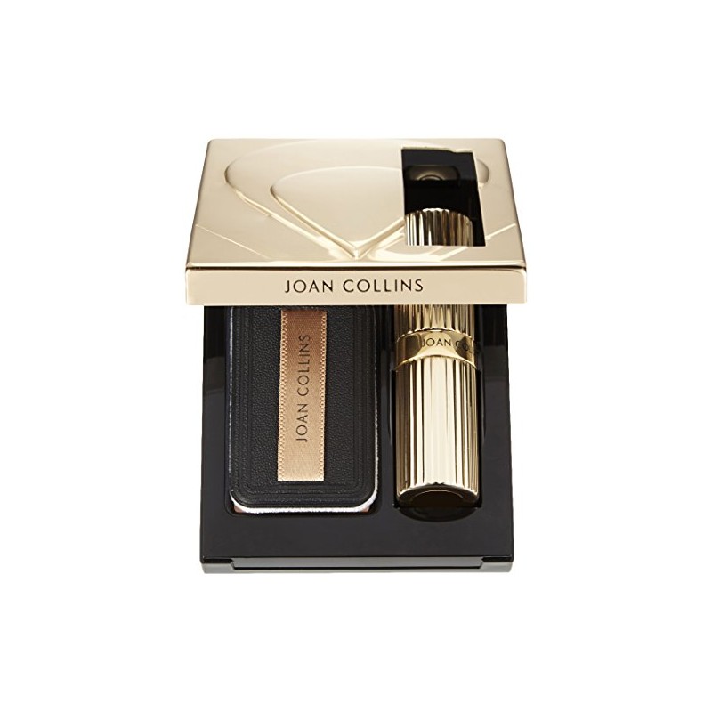 Joan Collins Timeless Beauty Compact Duo Lipstick and Powder, Crystal