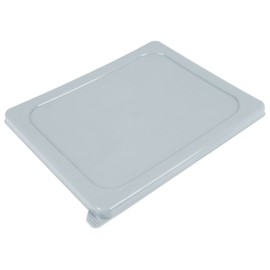 Rubbermaid Commercial Products Cold Food Pan, Soft Sealing Lid, 1/6 Size, Gray (FG109P29GRAY)