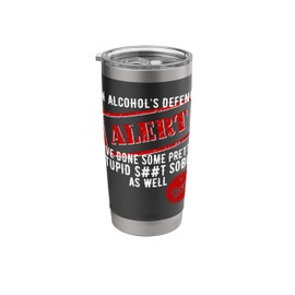 Funny Happy Holidays Beer Drinking Joke T Shirt For Adults Stainless Steel Insulated Tumbler