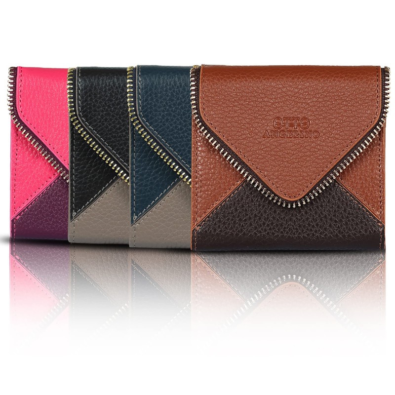 OTTO Genuine Leather Envelope Style Wallet - RFID Blocking –