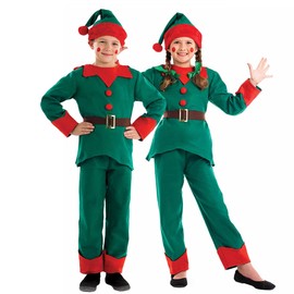 Fun Shack Christmas Elf Costume Kids, Elf Costume Kids Girls, Child Elf Costume Kids Boys, Kids Elf Costume, Kids Elf Outfit, Large