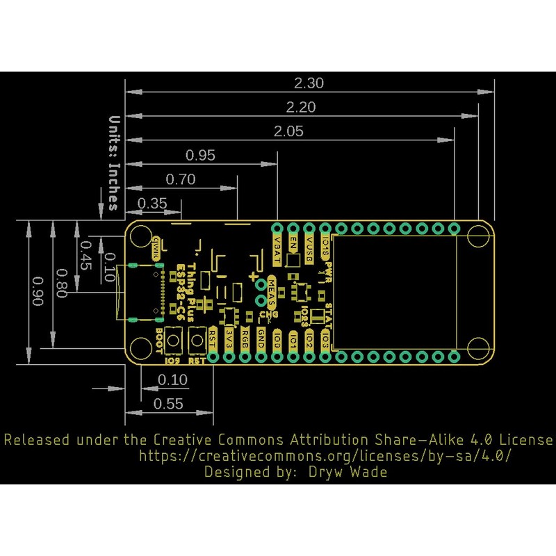 SparkFun Thing Plus - ESP32-C6, ESP32-C6 WROOM-1-N16 Module with Wireless