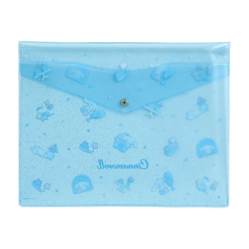 Sanrio 818216 Clear Flat Case, Cinnamon Roll, Approx. Width 10.0