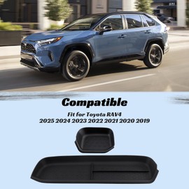 CARFIB Driver Storage Box Organizer Mat Fit for Toyota RAV4 2025-2019 Passenger Side Mats Glove Box Organizer Tray Interior Insert Accessories
