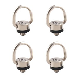Danger Buddies Camera Carabiner Clip D-Ring - Easily Attach a Carabiner to your Camera with this 1/4-20 Tripod Mount D-Ring (4-Pack)