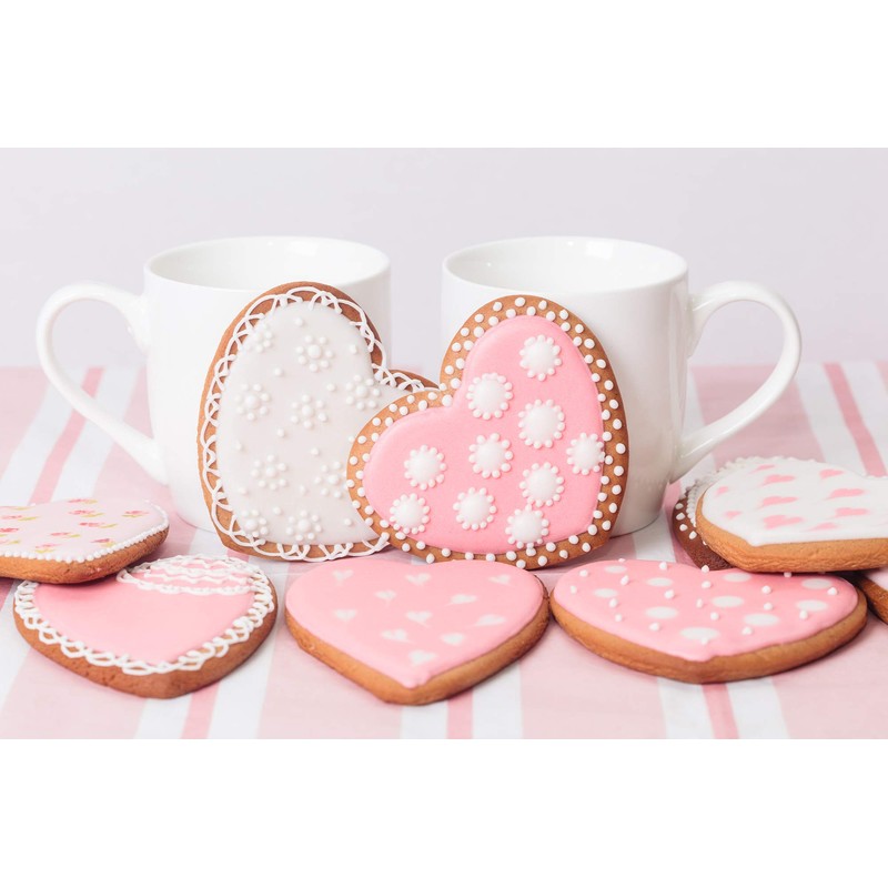 Fox Run 3680 Heart Shaped Cookie Cutters, Stainless Steel, 5-Piece