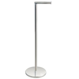 Sutekus Toilet Paper Holder Stand Free Standing Toilet Paper Roll Holder 22" Tissue Rack Stainless Steel Toilet Paper Stand with Heavy Base