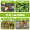 POYEE 50 x 50 FT Bird Netting for Garden Woven