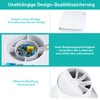 Izrielar Bathroom Fan 100 mm with Humidity Sensor and Backflow
