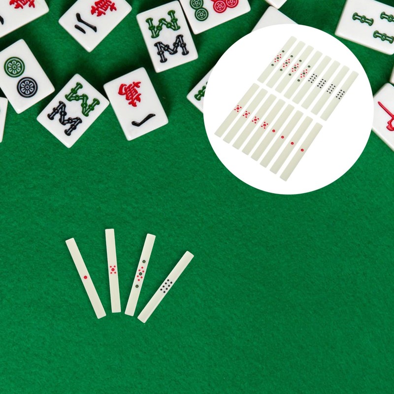 CORHAD 88pcs Mahjong Scoring Tool Kit Chinese Mahjong Game Set