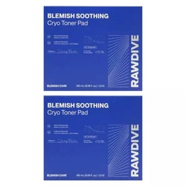 UnKnown Rodive Blemish Soothing Cryo Toner Pad 60 sheets 2 boxes / 로다이브 블레미쉬 수딩 크라이오 토너 패드 60매 2박스