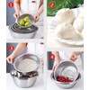 Set of 2 Kitchen Strainers with Handles, Pasta Sieve, Diameter
