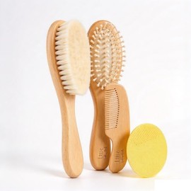 Cepillo para Cabello Bebe 4 Piezas, Peine para Bebe