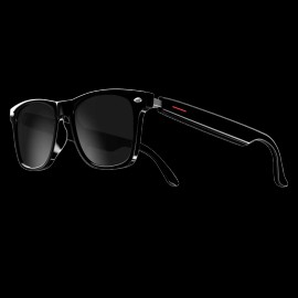 SENBONO  E13 AI Translate Smart Sunglasses Wireless Hands-Free Call Music  Smart Sport BT Sunglasses OutdoorAI Smart Glassesmodel number: E-13, color: Black sunglasses