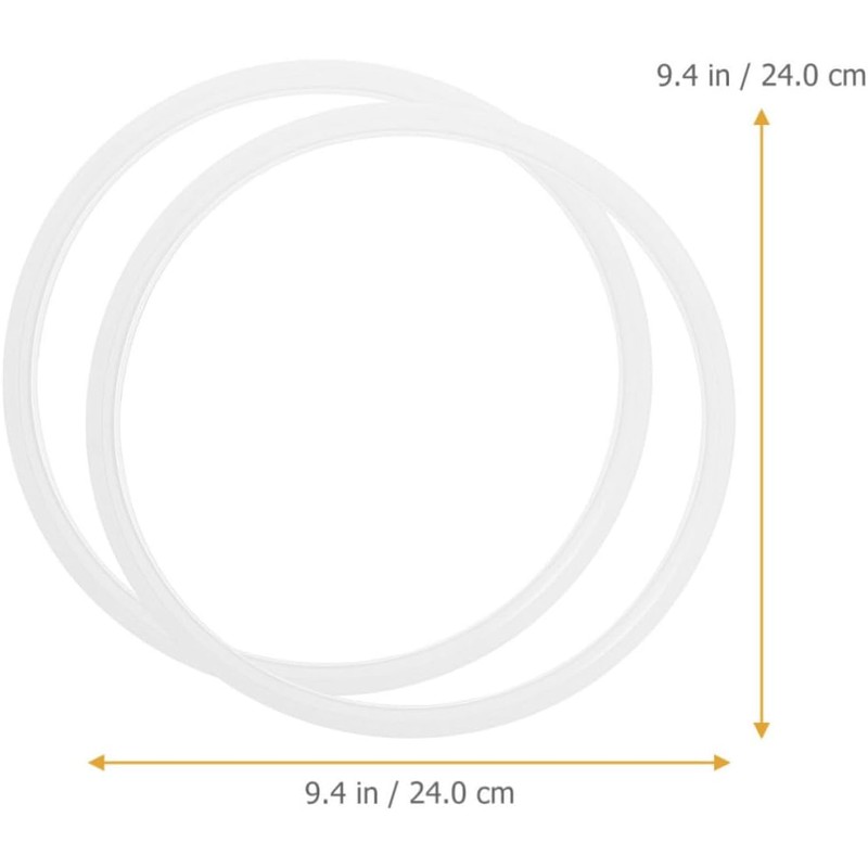 Ipetboom Anillo de silicona para olla a presión, 2 piezas,