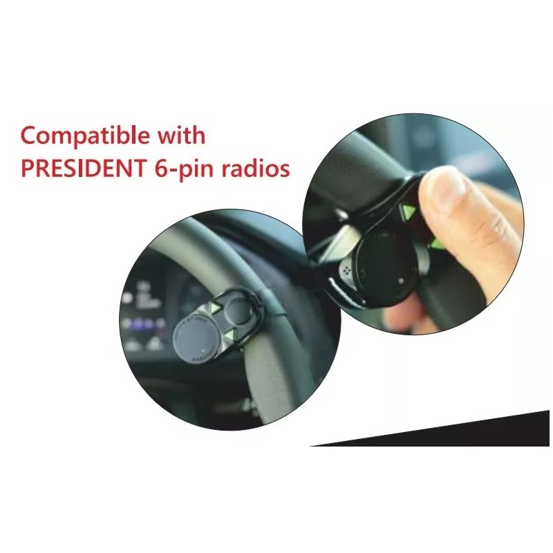 For PRESIDENT President Remote BT Mike Handsfree Wireless Steering Wheel
