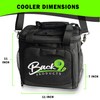 Golf Cart Cooler Bag with Magnetic Lid- 12-Can Soft Cooler