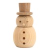 Wood Aromatherapy Diffuser Snowman Shape Portable Waterless Fireless Essential Oil