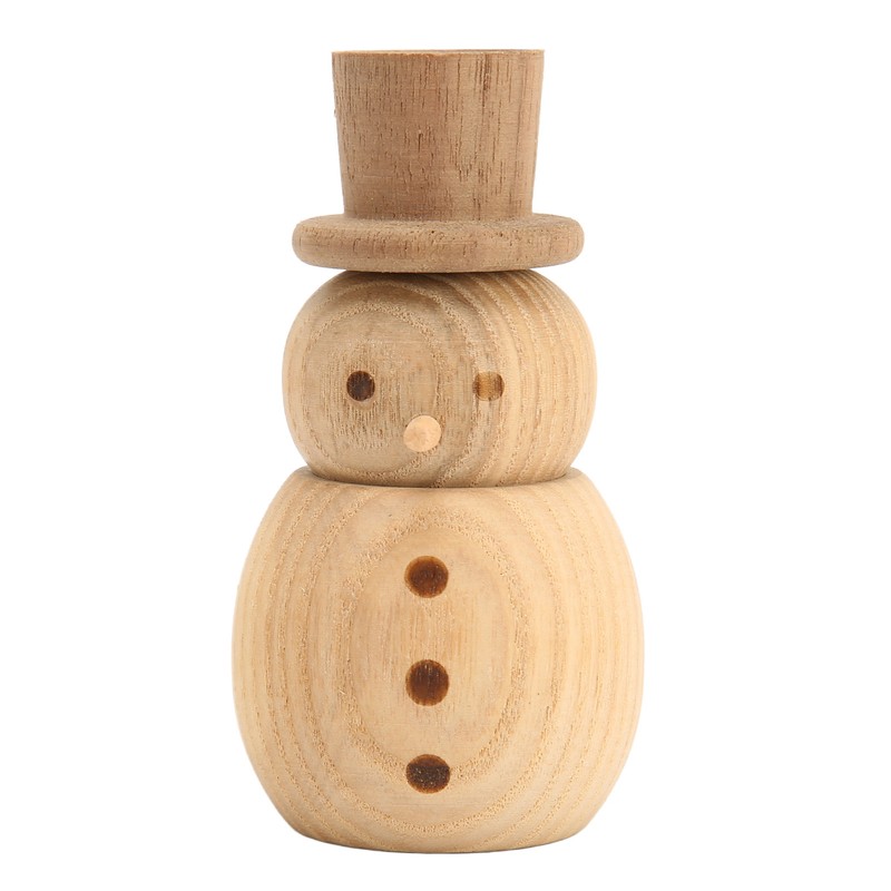 Wood Aromatherapy Diffuser Snowman Shape Portable Waterless Fireless Essential Oil