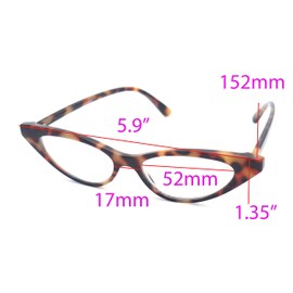 ColorViper Jelly Frame CatEye Hand Made Reader (A1 Shiny color multi tortoise, 3.00)