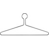 Chrome Metal Anti-Theft Closed Loop Suit Hanger in 17" Length