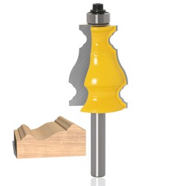 WSOOX 8mm Shank Picture Frame Shape Router Bit Elegant Door Frame Moulding Cutter Woodworking Cutter for Woodworking