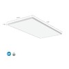 Lithonia Lighting Lithonia Lighting CPANL 2x4 LED Flat Panel Light,