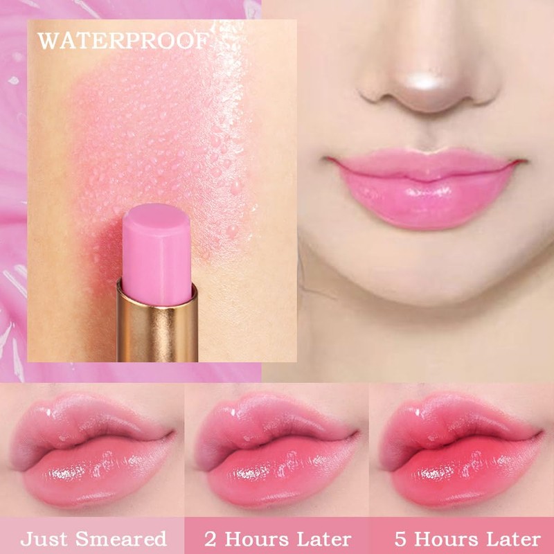 BINGBRUSH Grape Color Changing Lipstick Queen,Moisturizer Long Lasting Lip Care