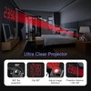 OQIMAX Projection Alarm Clock, Digital Projector Clock with 180° Projector,