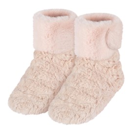Microwavable Booties for Soothing Aching Feet, Foot Warmer for Bed, Microwave Heating Pad for Cold Day, Warmers Boots for Men & Women, Reduce Fatigue, L