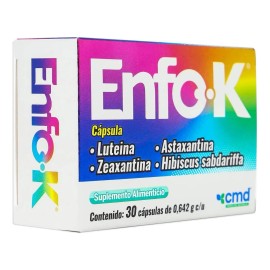 Enfo K, Suplemento Alimenticio, 30 Capsulas 0.642g C/u