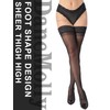 DancMolly Silky Thigh High Stockings for Women, Sheer Silicone Lace