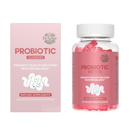 Dr Archer Probiotic Gummies - Promotes Gut Health, Supports Digestion & Immunity - 60 Count Yogurt Flavor Gummies - Specification: 1 Bottle