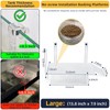 Easy Mount Turtle Basking Platform with Adjustable Hanging Ramp 13.8x7.9