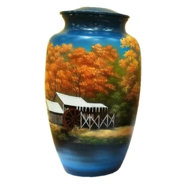 Homesteader 210 Cubic Inches Large/Adult Funeral Cremation Urn for Ashes