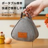 FamGift Rice Ball Shaped Lunch Box, Aluminum Ban, Thermal Insulated