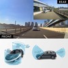 PIXYDA SEIWA PDR250WG Front and Rear Dash Cam for Cars,