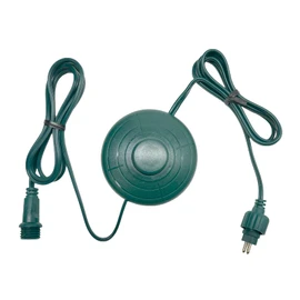 1/2inch Plug Power Cord with On/Off Foot Switch Raintight 6FT for Christmas Tree Lights Compatible Replacement for TS-8W29V, TS-13W29V, TS-17W29V, TS-18WL29V, TS-26WL29V, TS-48W29V - NO Lights Mode
