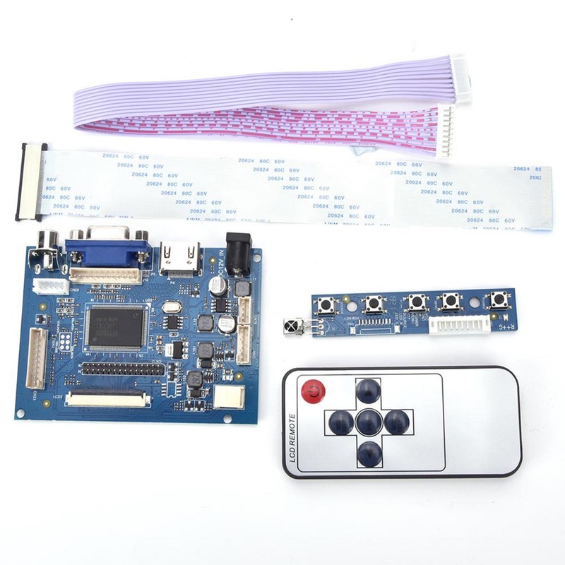 HDMI VGA 2AV Reversing Driver Board for 7inch AT070TN92 800x480
