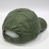 Plain Vintage Washed Cotton Adjustable Dad Hat Baseball Cap (Olive