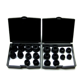 NICKSTON 20pcs Ergonomic Fit Kit (DF-TF-5SZ) Compatible with Powerbeats 3, 2 and 1 in Ear Earphones/Headphones- Replacement Eartips Earbuds Eargels