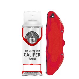 ERA Paints 2K Brake Caliper Spray Paint – Candy Apple Red Metallic | High-Gloss Finish, 500°F Heat & Chemical Resistant | Chip-Resistant 12 oz Aerosol | Made in USA