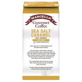 Marcella Sea Salt Caramel 100% Arabica Light Roast Gourmet Ground Coffee - 12 oz