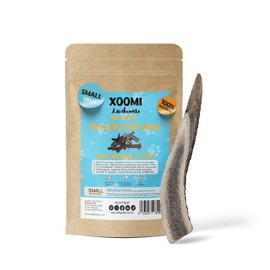 XOOMI Red Deer, Split Antler Chew for Small Dogs (50-60g) - Durable, Natural Dog Chew for Small Breeds - Promotes Dental Health & Bone Strength - Sustainably Sourced in the UK