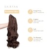 Gairyan 20inch Ponytail Extension Clip in Ponytail Hair Extensions Curly