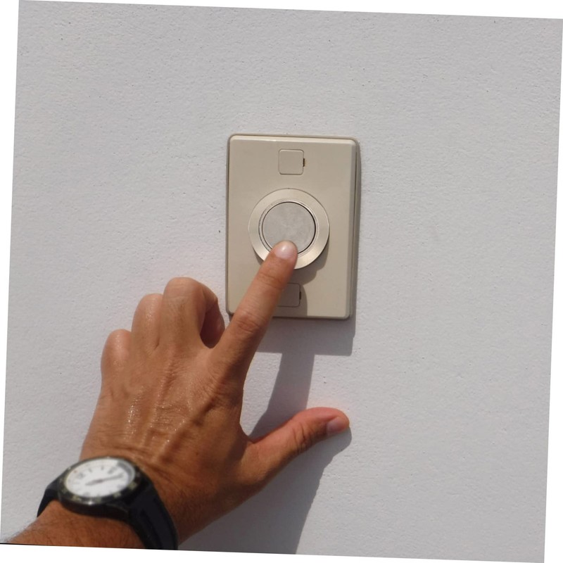 KONTONTY Replacement Doorbell Kit 2 Door Bell Push Buttons No