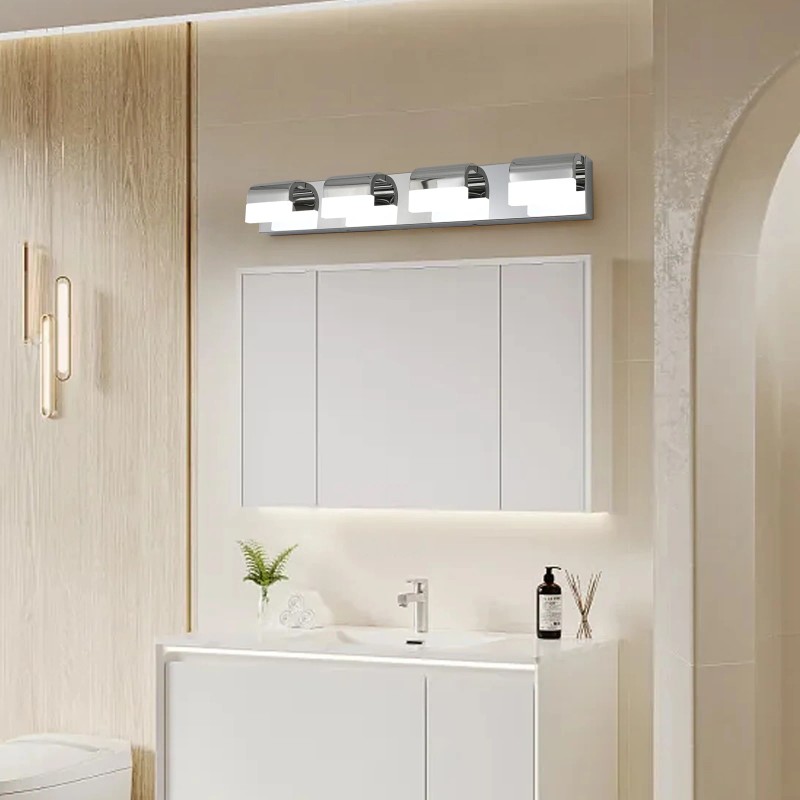 Ready ,Ship From USA, Modern Bathroom Vanity Lighting 4-Light LED
