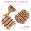 SUYIAPIY Deep Wave Bulk Hair for Braiding Boho Hair for
