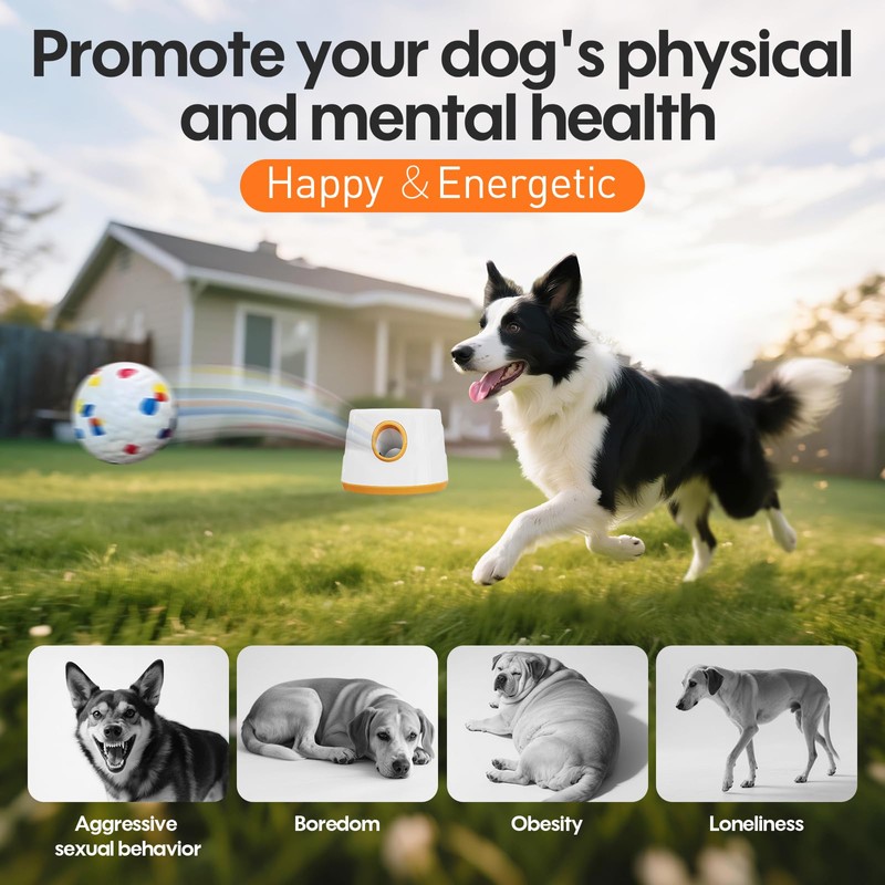 Abdtech Automatic Ball Launcher for Dogs - Dog Ball Thrower